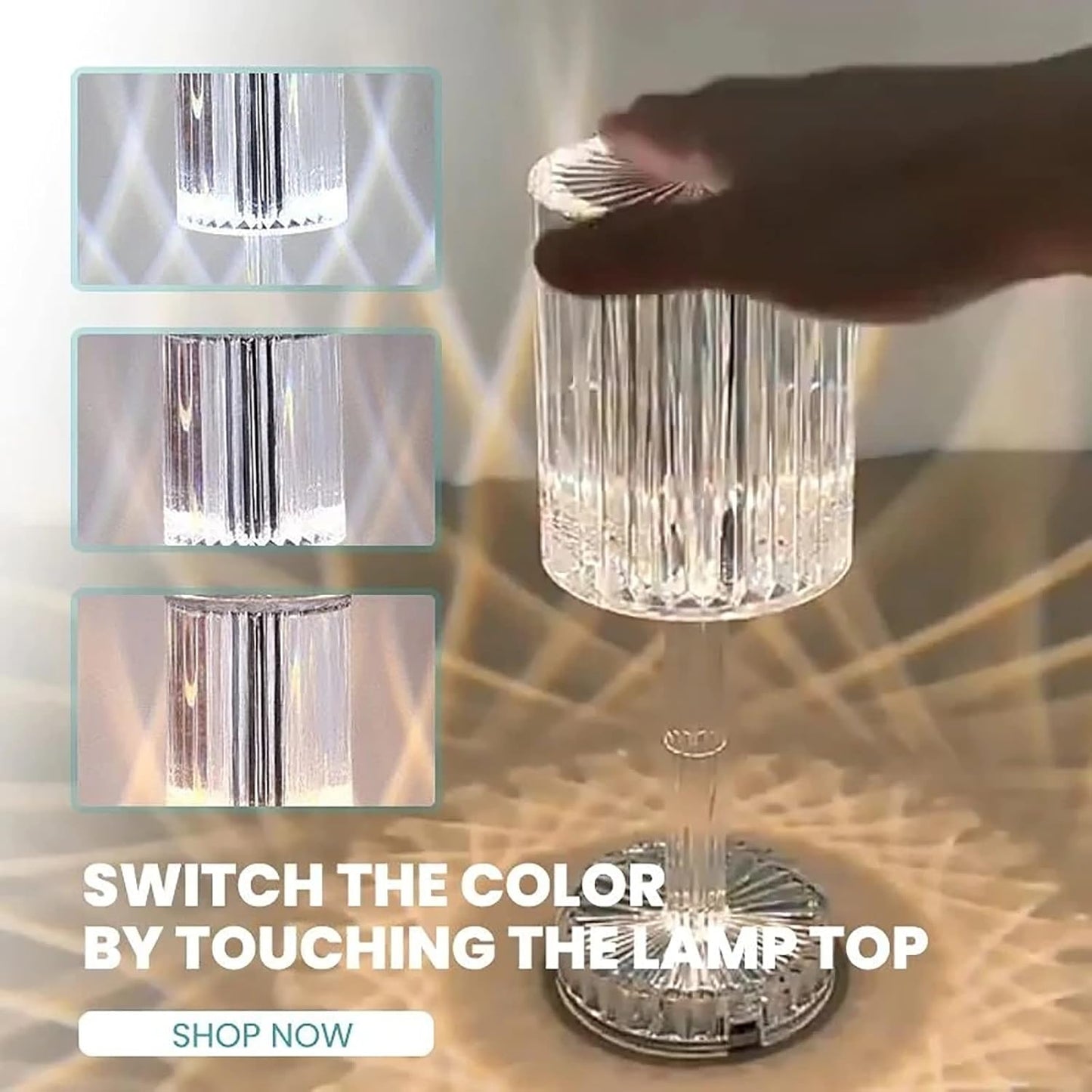 CrystalGlow™ + Estilo, Luz, Sonido + Envío Gratis