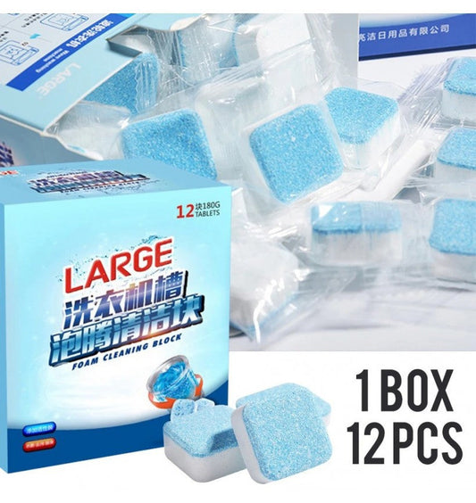 DrumClean devuelve frescura y cuidado a tu lavadora x12 pastillas + Envió Gratis
