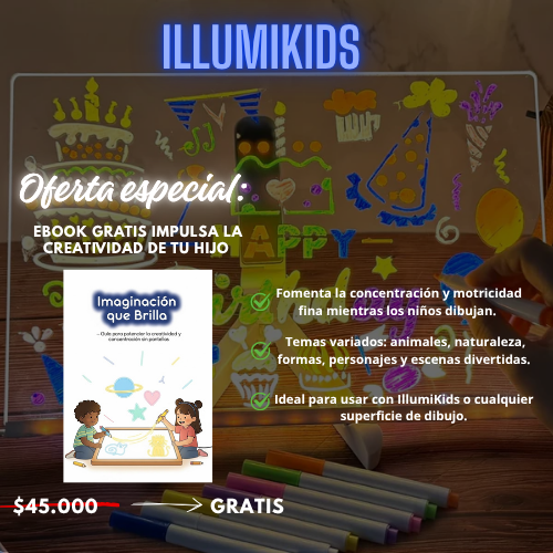 IllumiKids estimula la creatividad y concentración de tu hijo + Envío Gratis
